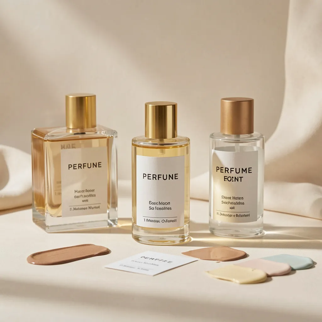 Natural perfume ingredients collection